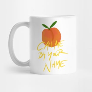 Peach Call Me By Your Name CMBYN Mug